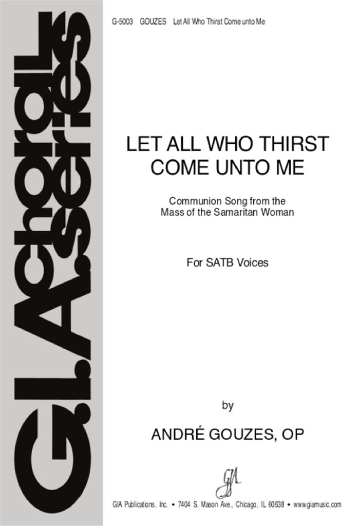 Let All Who Thirst Come unto Me